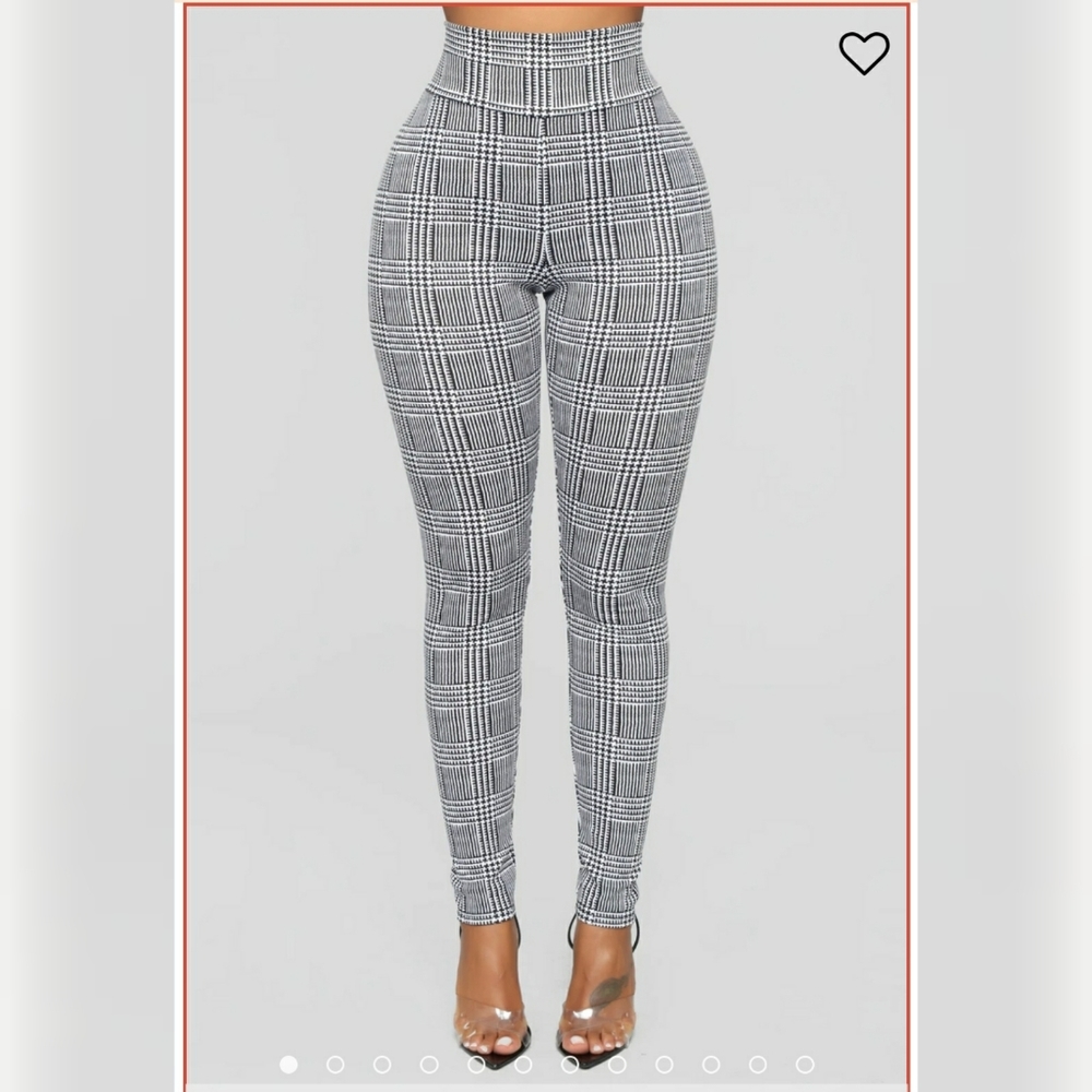 Black/White Print Leggings